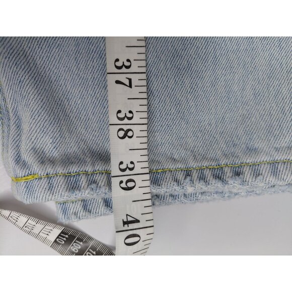 White Birch Womens Light Blue Distressed Denim Jeans XL - Picture 5 of 12